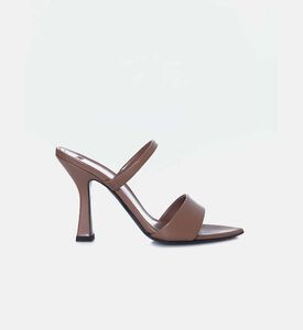 Leda Leather Slim-on Mules