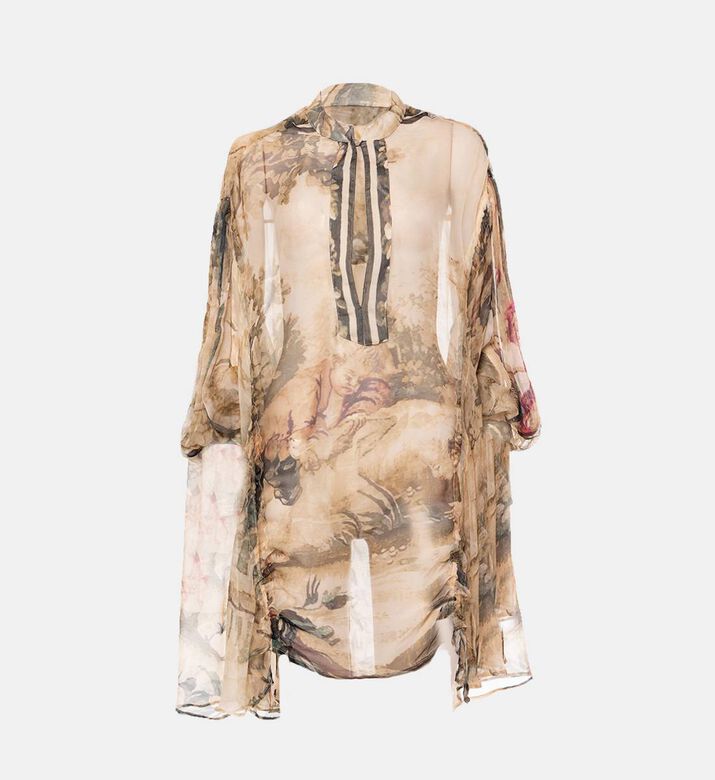 Mes Demoiselles All-over Print Long-sleeve Blouse, Packshot View