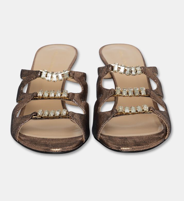 Baldinini Metallic Cut-out Mule Sandals, Packshot View