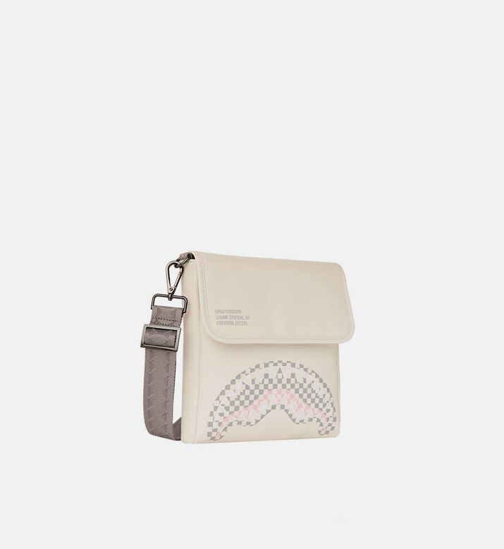 حقيبة ماسنجر بنقشة مربعات