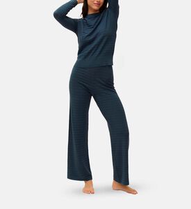 Pollen Striped Round Neck Sweater Pollen Striped Round Neck Sweater