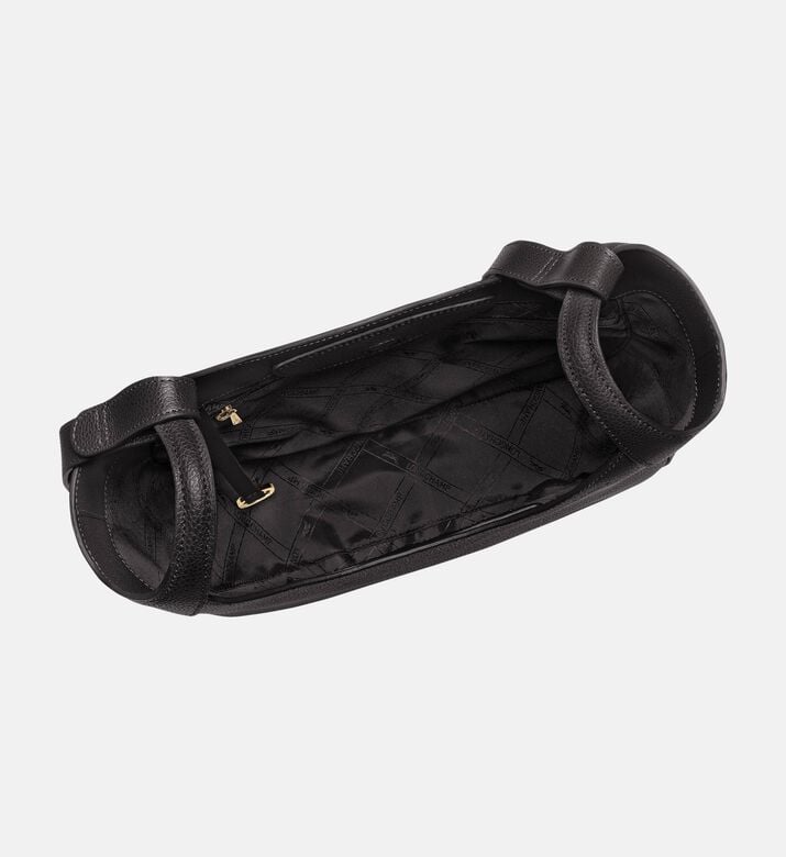 Longchamp Le Foulonne Hobo Bag, Black, Packshot View