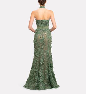 Michael Cinco Long Dress, Model View