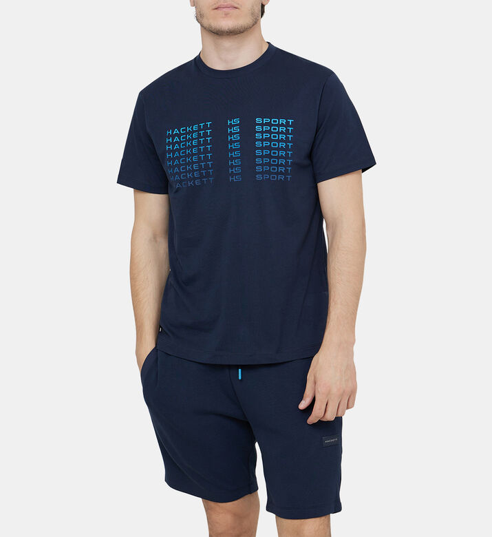 Sport Cotton Logo-fade T-shirt