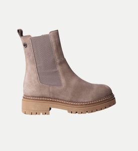 Basel Suede Leather Flat Ankle Bootie