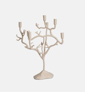 Light and Living Jardia Branch Candle Holder, White, 60x35x70-cm, Packshot View