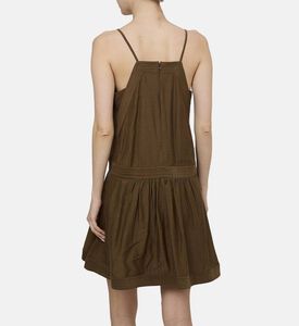 Danielle Cotton-blend Mini Dress