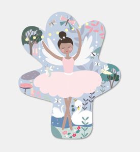Floss and Rock Enchanted Ballerina Shaped Jigsaw Puzzle, Packshot View