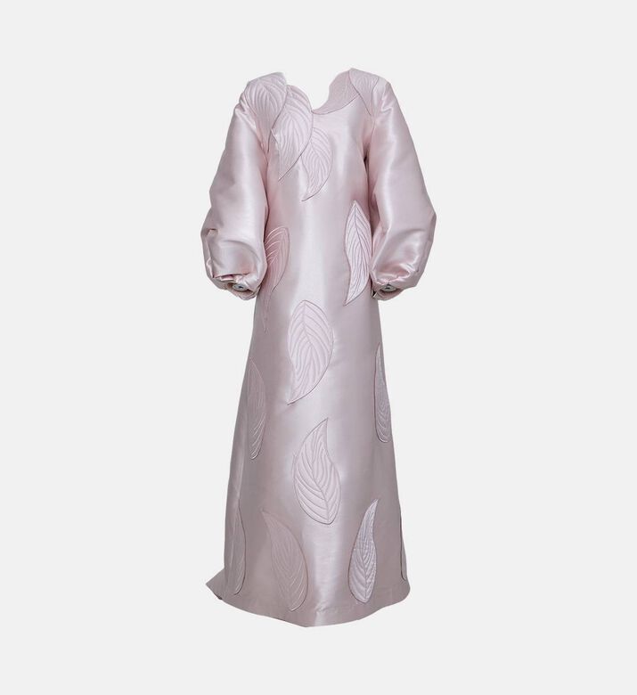 Sheba Leaf-applique Gown