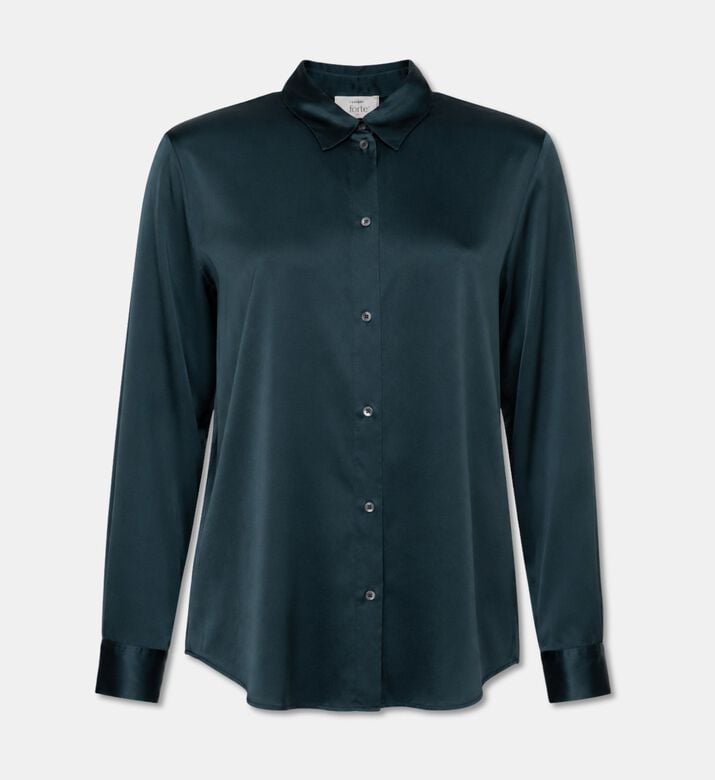 Forte-Forte Silk Stretch Classic Shirt, Packshot View