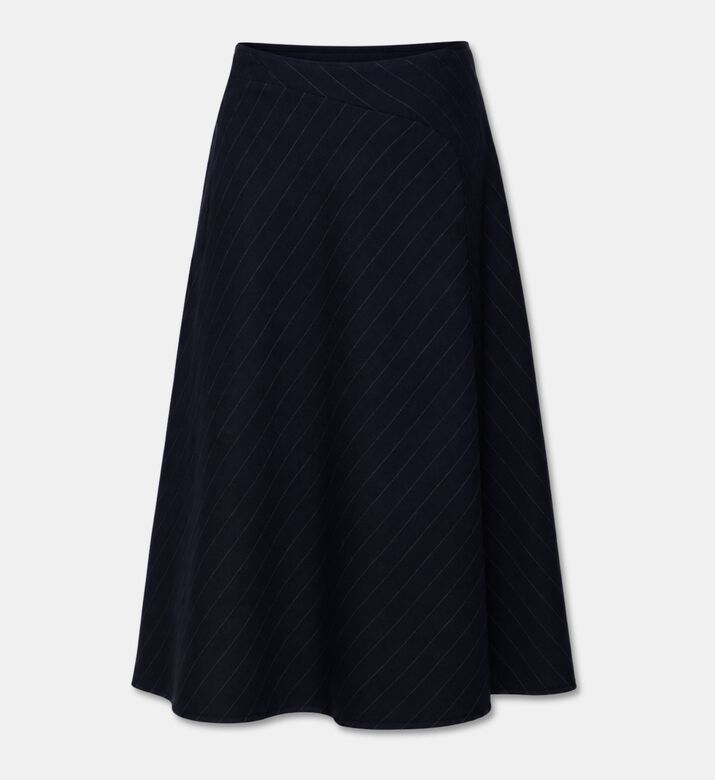Beatrice B Diagonal Panel Midi Skirt, Packshot View