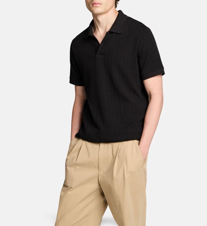 Vince Polo Needle, Black, Xl, Model View