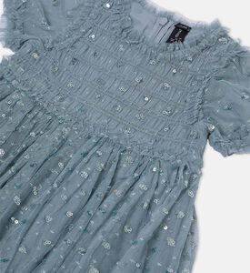 فستان جيزيل مزين بترتر