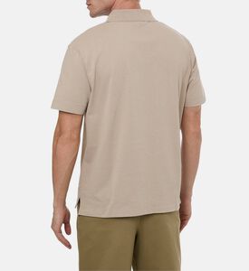 Maison Kitsune Fox-embroidery Polo Shirt, Model View