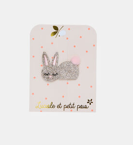 Glittered Rabbit Hair Clip