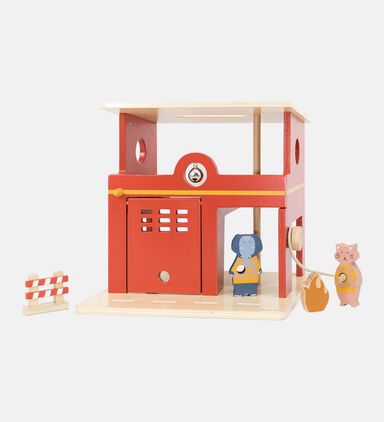 Wooden Animal Fire Station