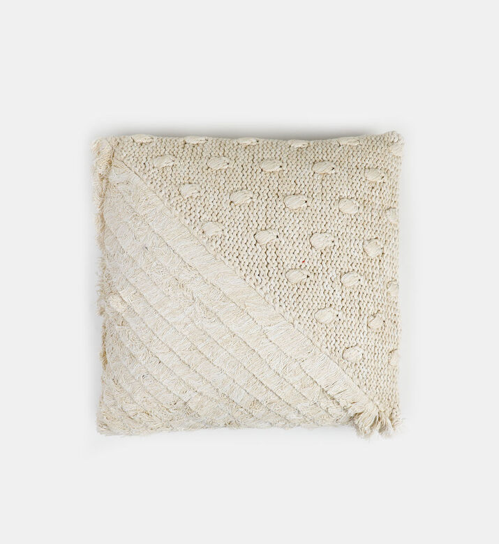 Home Deco and More Nofim Cotton Square Cushion, Packshot View