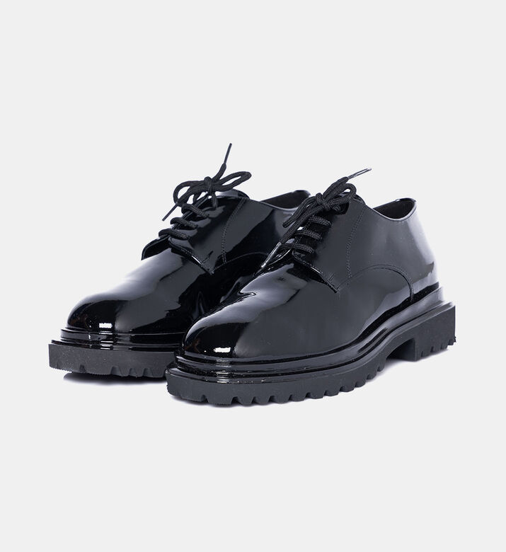 Glossy Patent Leather Loafers