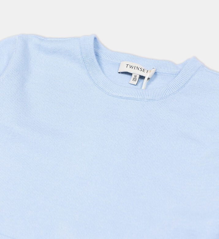 Knit Logo Hem Flared Dress Knit Logo Hem Flared Dress