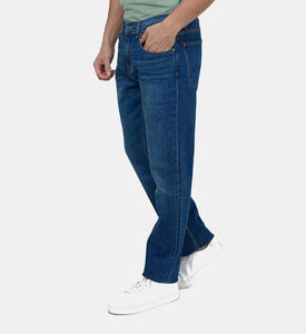 بنطال جينز دنيم بقصة مستقيمة