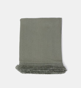 Swan Fringe Lace Cotton Throw