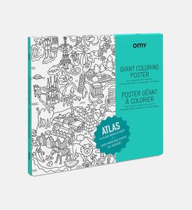 ملصق تلوين كبير أطلس