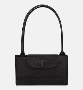 Longchamp Foldable Nylon Top-handle Tote Bag, Black, Packshot View
