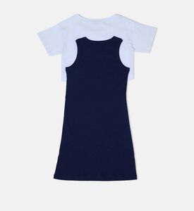 Cotton Cropped Tank T-shirt Set