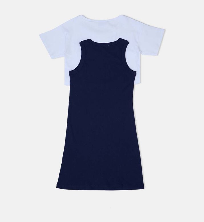 Cotton Cropped Tank T-shirt Set Cotton Cropped Tank T-shirt Set