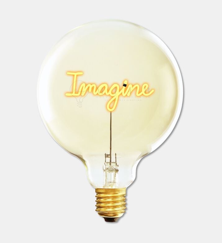 Message in the Bulb Imagine Amber Led Bulb, Packshot View