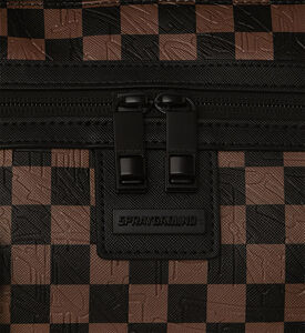 Sprayground Checkered-print Top Handle Duffle Bag, Packshot View