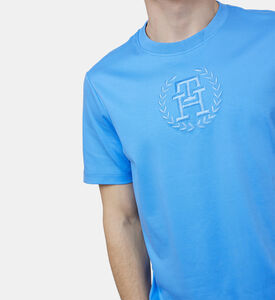 Tonal Laurel Embroidered T-shirt