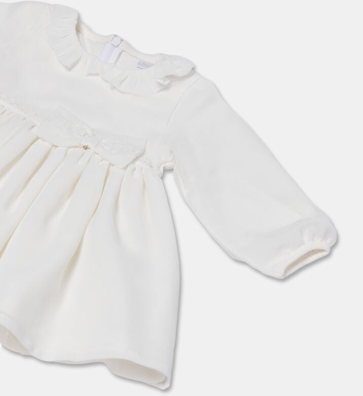My First Collection Voile Bow-detail Baby Dress, Packshot View