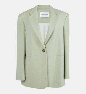 Jacquard Wool Single-breasted Blazer Jacquard Wool Single-breasted Blazer