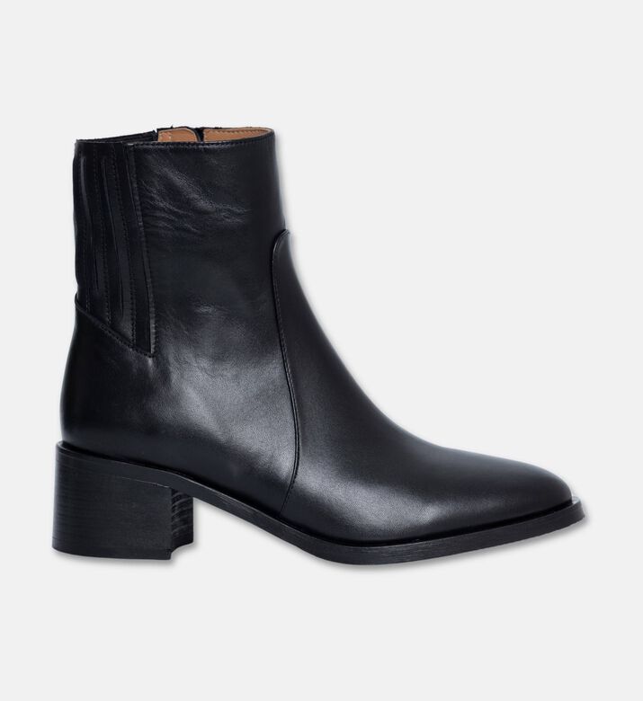 Albano Leather Zip Closure Ankle Boots, Packshot View