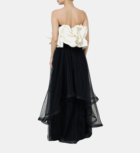 Layered Tulle Ruffled Top Dress