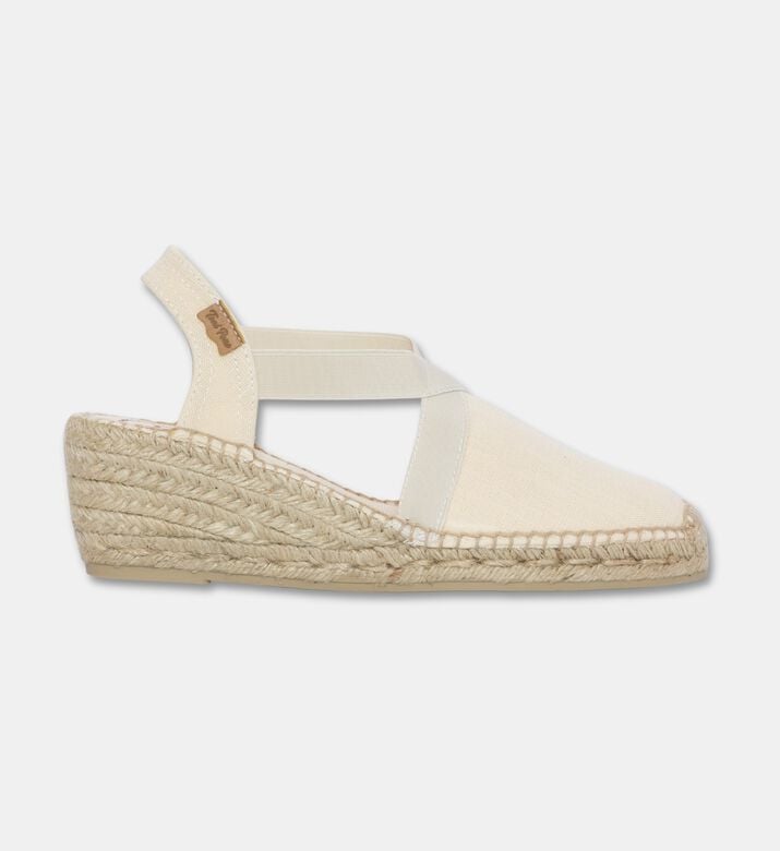 Toni Pons Ter Linen Mid-wedge Espadrille, Off-white, Eu-42, Packshot View