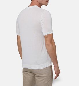 Pal Zileri Classic Crewneck T-shirt, White, 56, Model View