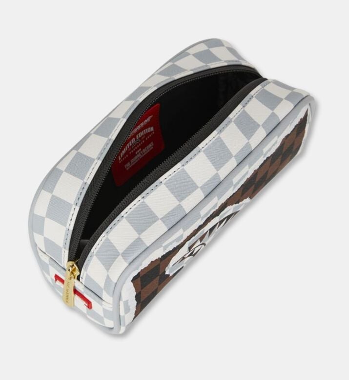 Sprayground Tear Check Pattern Pouch Bag, Packshot View