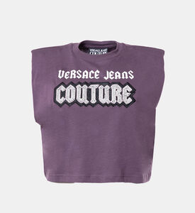 Cotton Sleeveless Crop Top