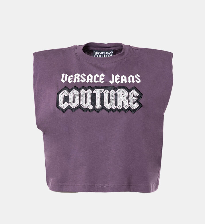 Cotton Sleeveless Crop Top