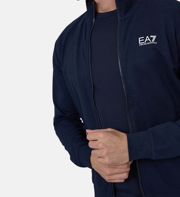 سويت شيرت قطن بلوغو بسحاب