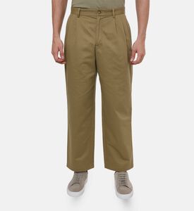 Maison Kitsune Pleated Design Regular-fit Pants, Model View