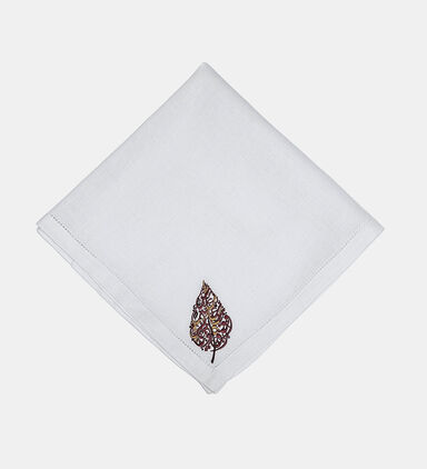 Linen Calligraphy Dinner Napkin