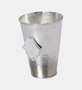 Hammered Metal Stand Platter Hammered Metal Stand Platter