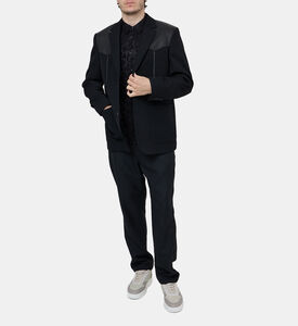 Wool Lambskin-details Jacket