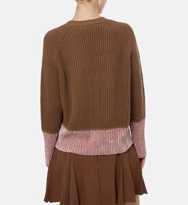 Marni Two-tone Color-block Cardigan, Model View