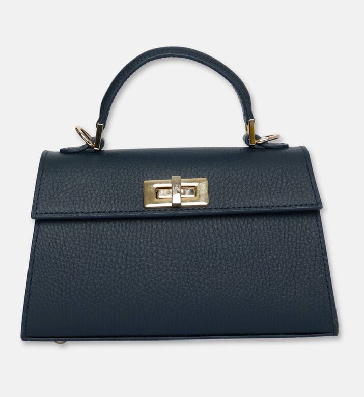 Maya.M The Signature Leather Bag, Navy, Packshot View