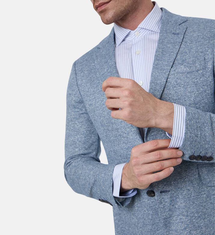 Waffle Tailored-fit Blazer