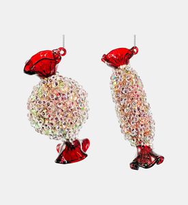 Glass Beaded 2-piece Candy Set